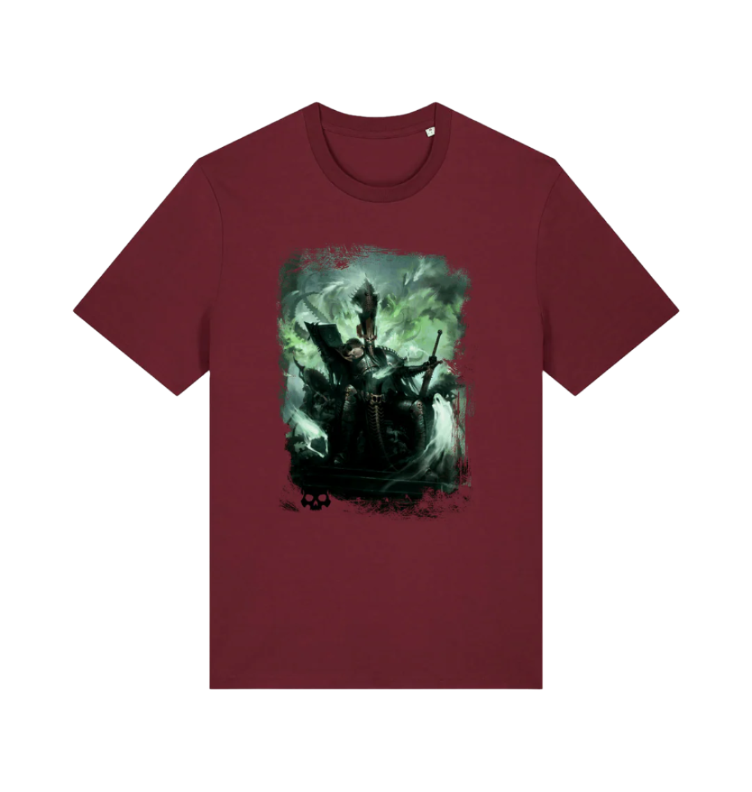 Burgundy Printed T-shirt